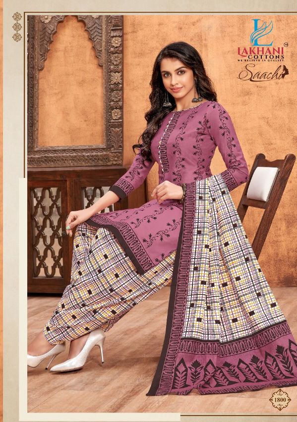 Lakhani Saachi 18 Regular Wear Printed Cotton Designer Dress Material Collection